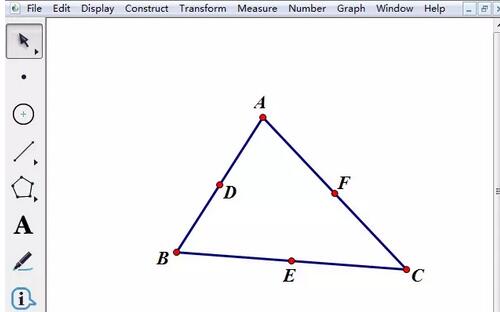 几何画板绘制九点圆的操作方法截图