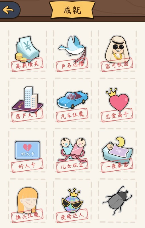 人生模拟器中国式人生全成就类型与获取方法攻略截图
