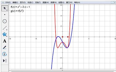 几何画板绘制复合函数图象的详细操作方法截图