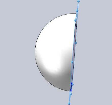 Solidworks2016中镜像一个球形零件的操作步骤截图