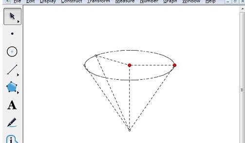 几何画板绘制圆锥的详细教程截图