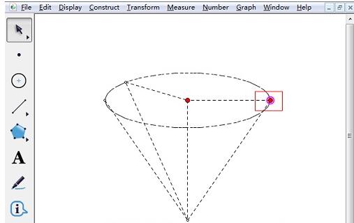 几何画板绘制圆锥的详细教程截图