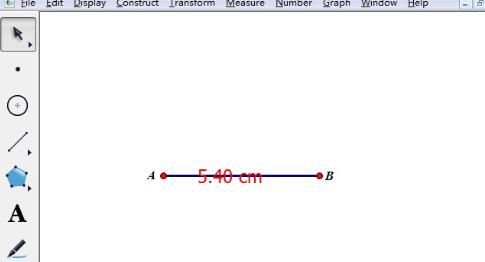 几何画板在线段上标注长度的详细方法截图