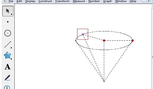 几何画板绘制圆锥的详细教程截图