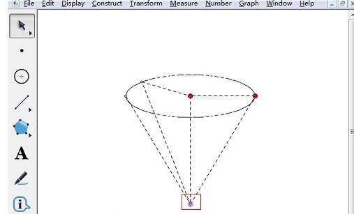 几何画板绘制圆锥的详细教程截图