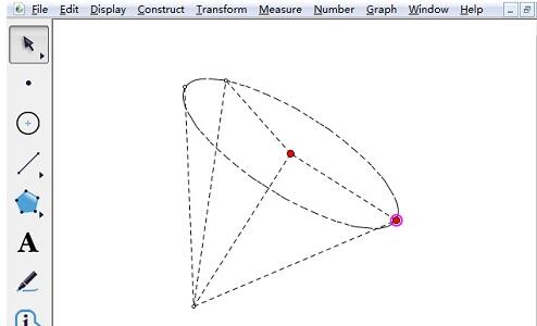 几何画板绘制圆锥的详细教程截图