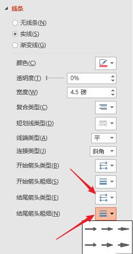 PPT随意绘制带箭头的曲线图形的具体步骤截图