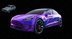 和平精英717跨界车特斯拉皮肤一览