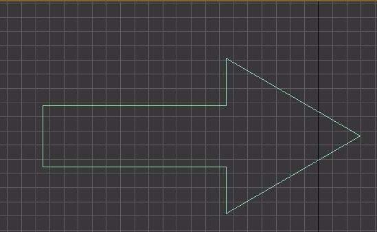 3Ds MAX绘制箭头的操作流程截图