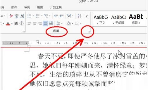 word字体放大后显示不完整的处理操作内容截图