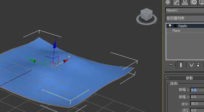 3dmax涟漪命令使用操作截图