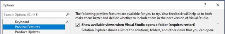 Visual Studio 2019 v16.8 第二个预览版本上线截图