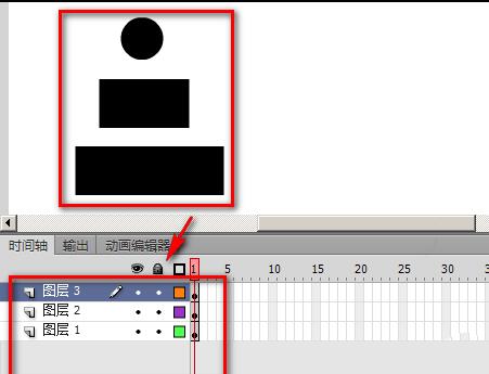 Flash怎么组合图形-Flash多个图形组合到一起的方法截图