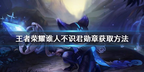 王者荣耀谁人不识君勋章怎么获得 王者荣耀谁人不识君勋章获取方法