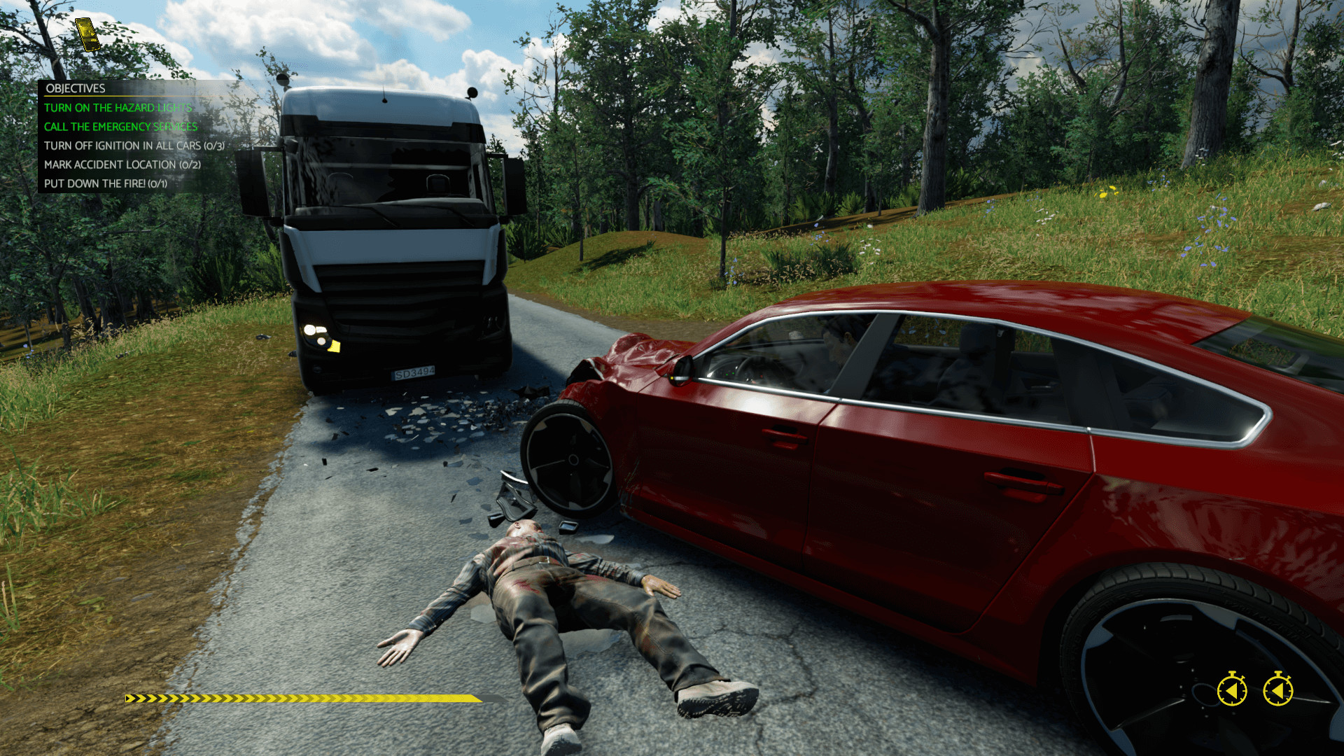 新作《车祸现场模拟器》将在10月16日发售：期待！截图