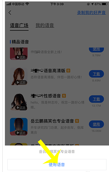 高德地图怎么下载岳云鹏语音?高德地图下载岳云鹏语音的步骤教程截图