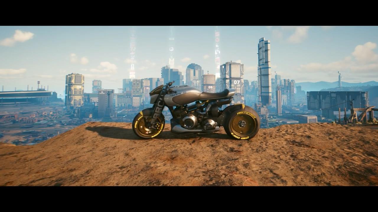 《赛博朋克2077》定制摩托上线 拥有强劲动力截图