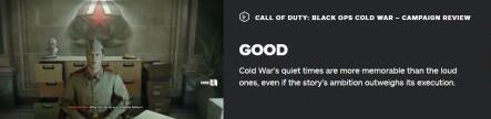 IGN给《使命召唤17：黑色行动5》打出高分：体验平静的时光截图