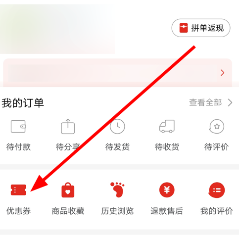 拼多多优惠券在哪领取 拼多多领取优惠券方法介绍截图