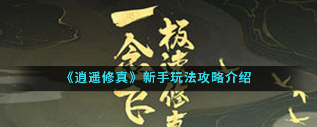 逍遥修真新手怎么玩?逍遥修真新手玩法攻略介绍