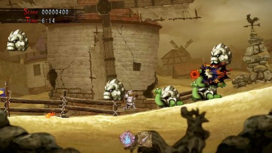 《魔界村:重制版》正式发售日期 即将登陆NS。截图