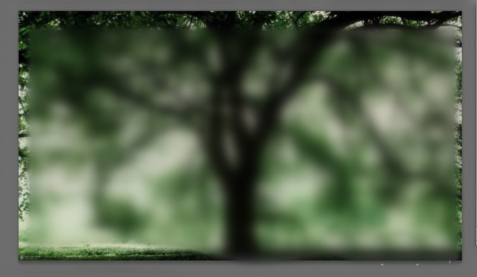 Adobe Photoshop给大树设计斑点光源的详细教学截图