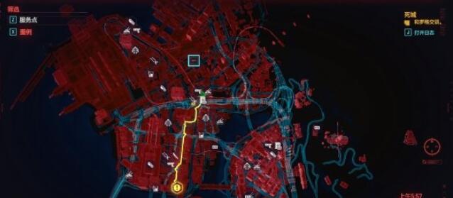 赛博朋克2077地图任务点位置详解 赛博朋克2077服务点在哪截图