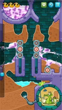 小鳄鱼爱洗澡3-6截流攻略 小鳄鱼爱洗澡3-6不会过怎么办截图