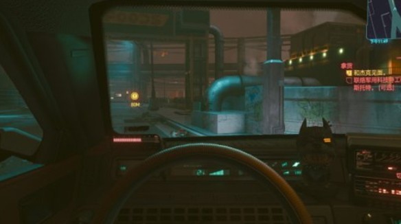 赛博朋克2077怎么开车灯?赛博朋克2077开车换第三人称视角攻略截图