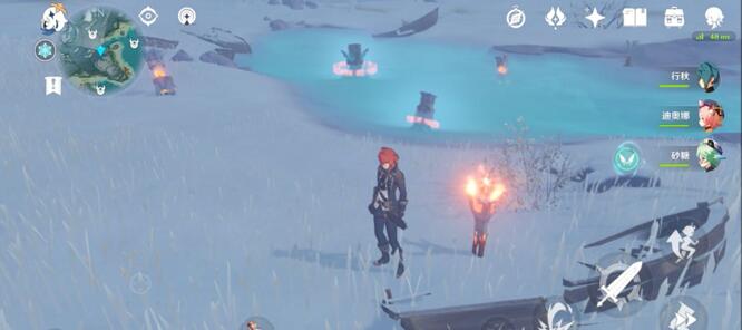 原神雪山海边如何解密 原神雪山海边解密攻略截图