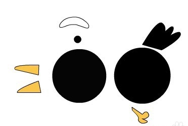 怎样用flash绘制一只卡通的乌鸦?flash绘制一只卡通的乌鸦教程介绍截图