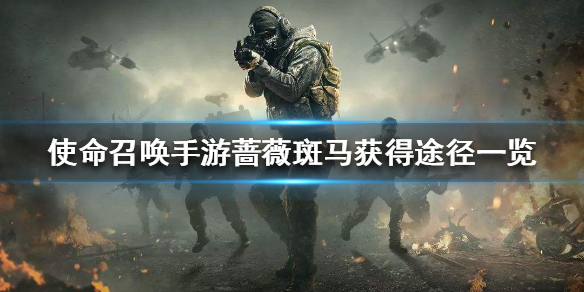 使命召唤手游蔷薇斑马在哪里领？使命召唤手游蔷薇斑马获得途径