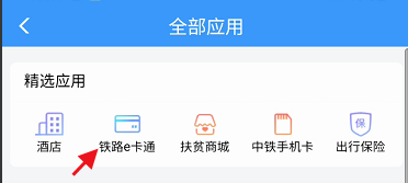 铁路12306e卡通怎么查看乘车记录?铁路12306e卡通查看乘车记录教程截图