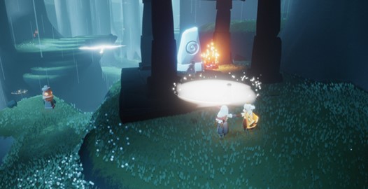 光遇荧光森林墓碑在哪里？光遇荧光森林墓碑位置介绍截图