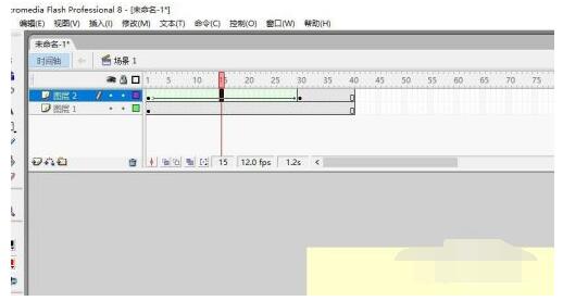 flash8如何制作文字逐行显示?flash8制作文字逐行显示的方法截图