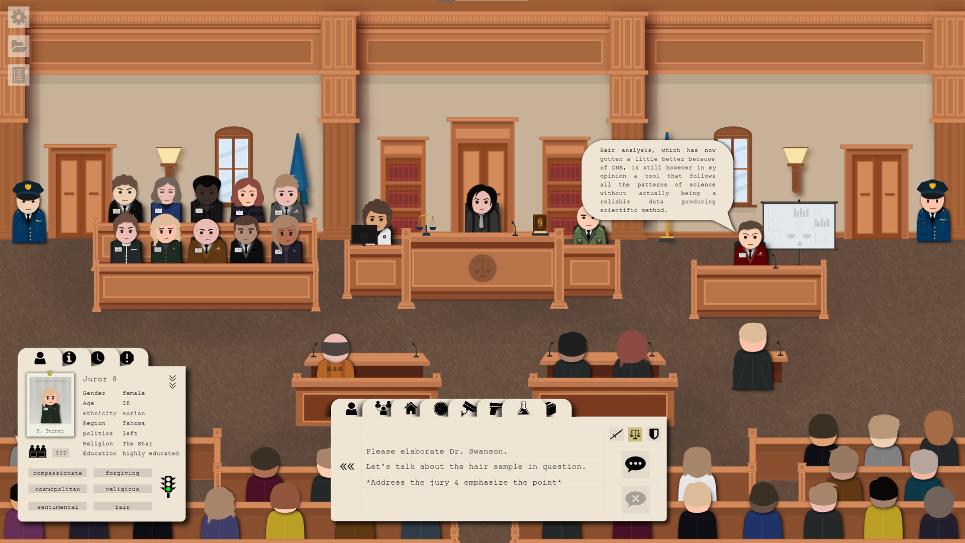律师模拟RPG游戏《Jury Trial》上架Steam 2021年内发售截图