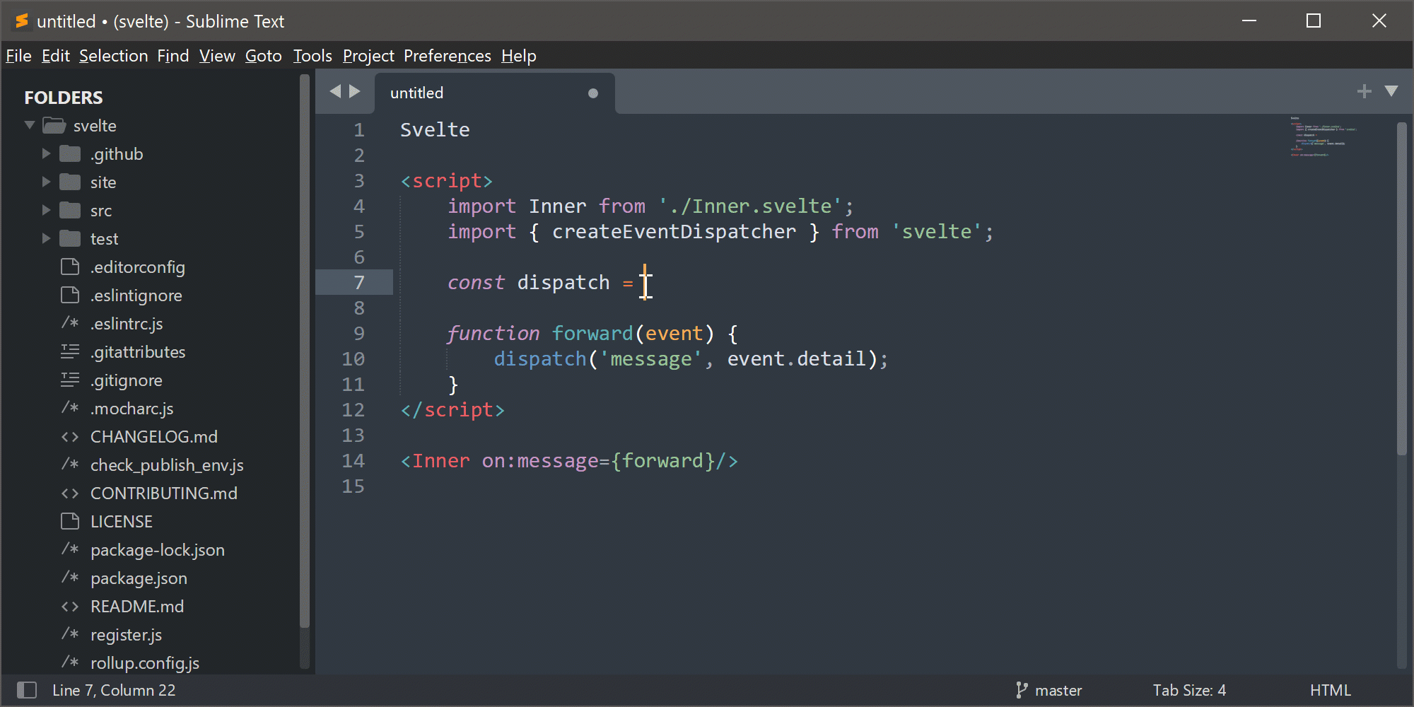 Sublime Text 4 发布 Build 4107 首个稳定版更新 带来全新的UI、代码自动补全功能截图