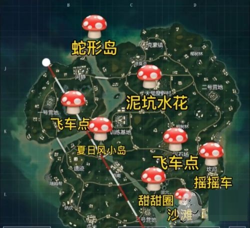 和平精英接吻石在哪里?和平精英接吻石地图位置介绍截图