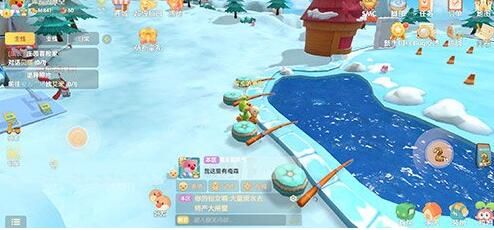 摩尔庄园雪山钓鱼场雪鱼怎么钓？摩尔庄园雪山钓鱼场钓雪鱼方法截图