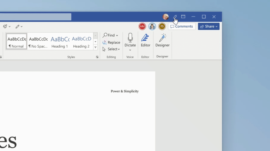 微软官宣 Windows Office 重大视觉更新 适配 Windows 11 预览版截图