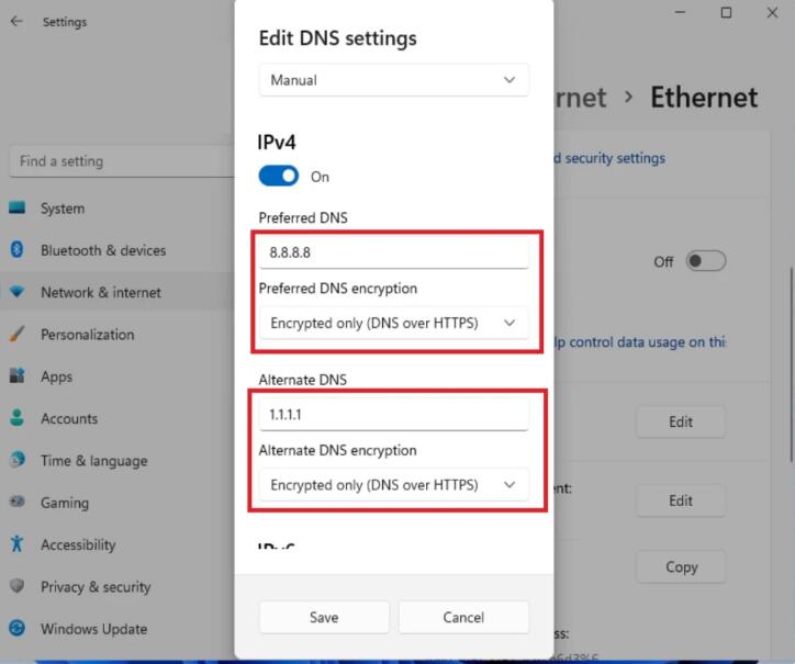 微软发布第一个Windows 11 Insider Preview 版本:支持DoH截图
