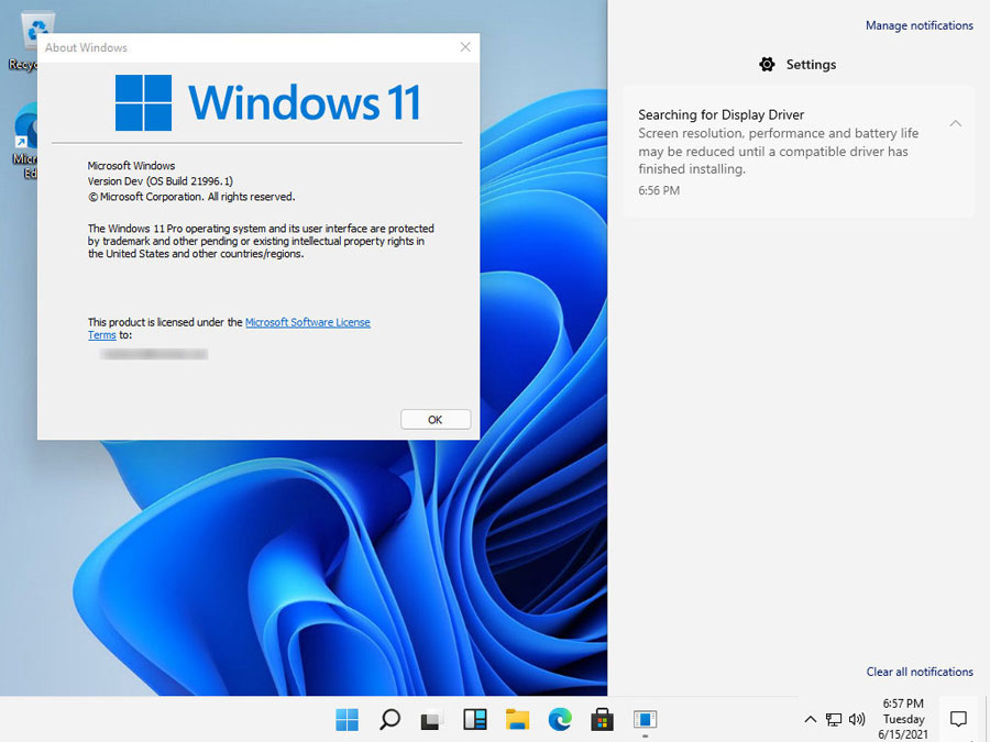 Windows 11 Build 21996.1 Dev 版 ISO 镜像截图一览截图