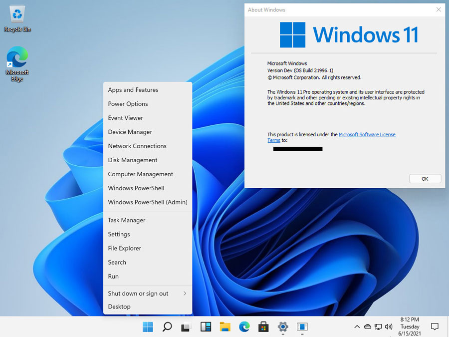 Windows 11 Build 21996.1 Dev 版 ISO 镜像截图一览截图