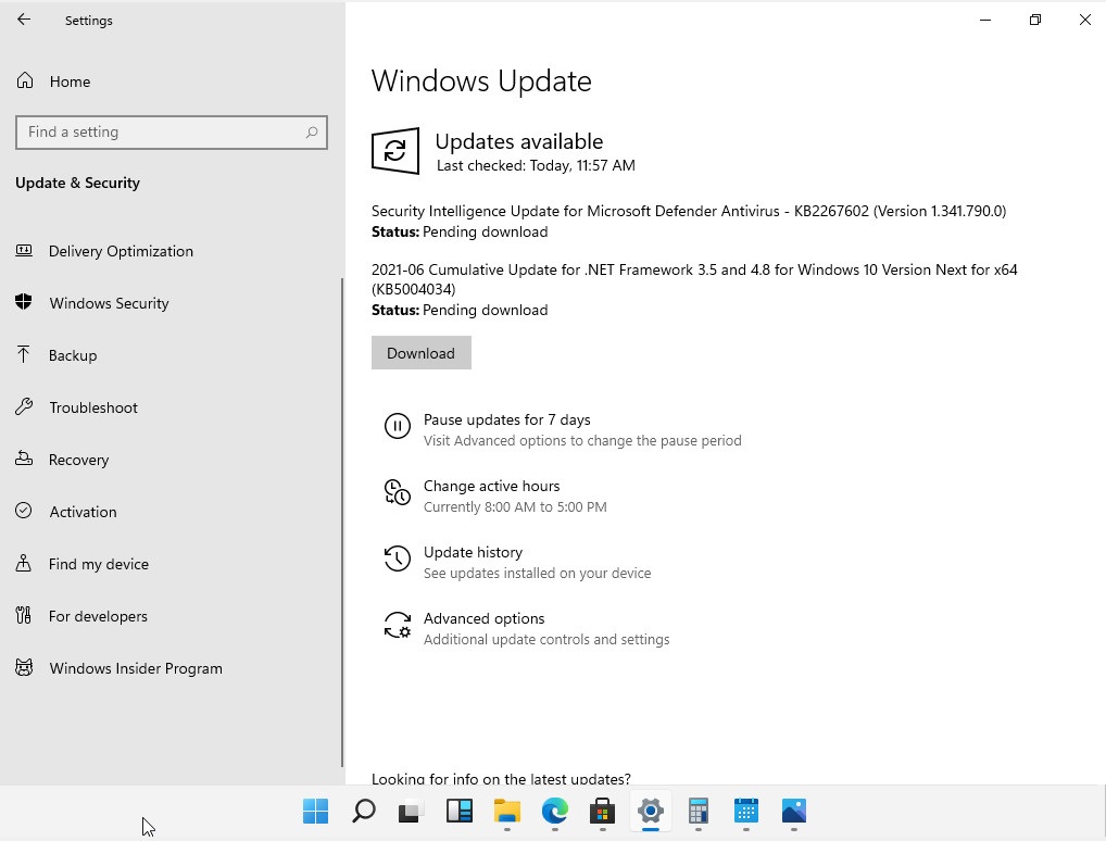Windows 11 Build 21996.1 Dev 版 ISO 镜像截图一览截图