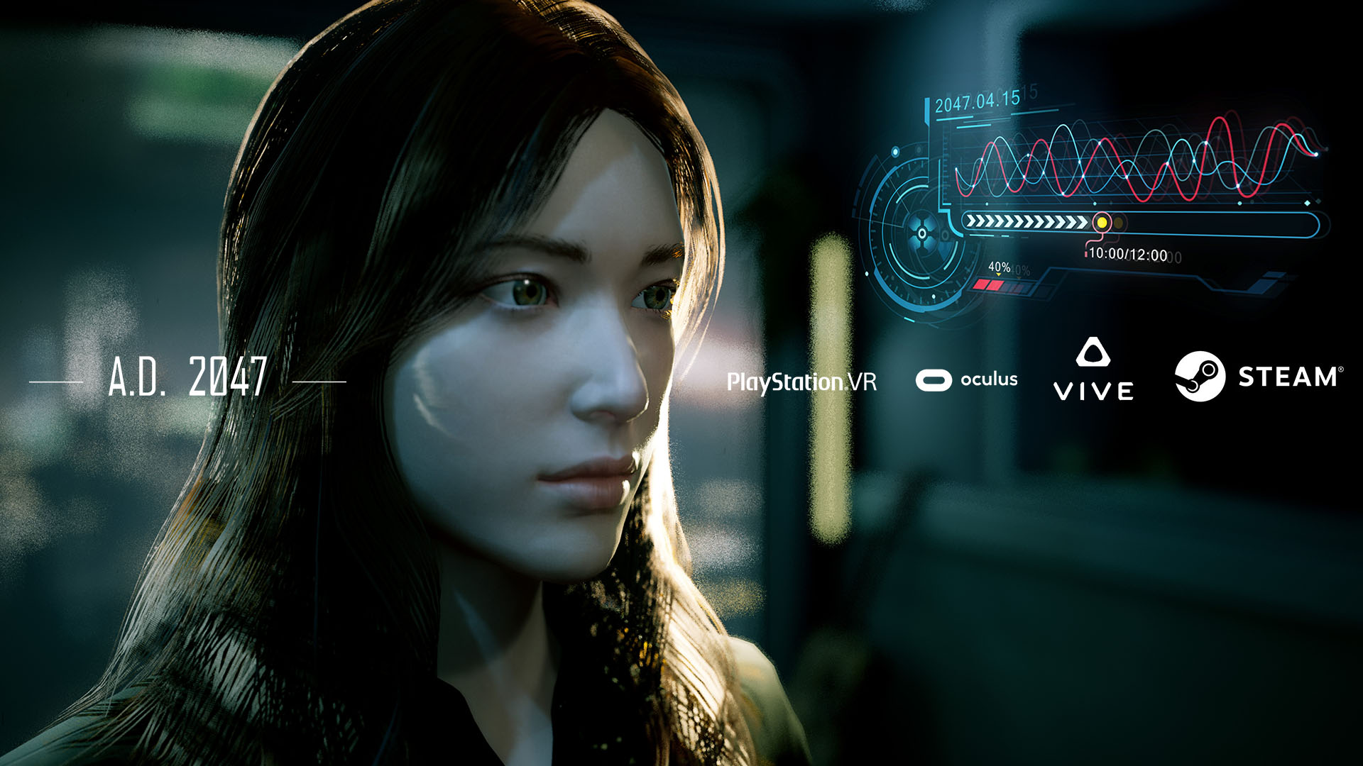 3A级VR互动电影式游戏《A.D. 2047》上架Steam截图