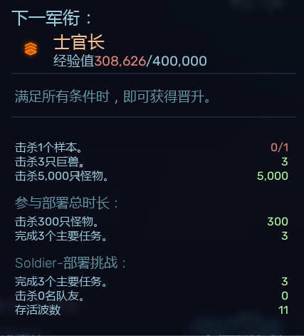 红至日2幸存者军衔条件有哪些?红至日2幸存者军衔条件一览截图
