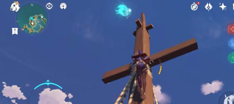 原神名椎滩三个仙灵在哪里？原神名椎滩三个仙灵位置截图