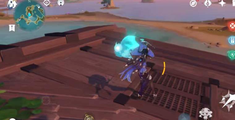 原神名椎滩三个仙灵在哪里？原神名椎滩三个仙灵位置截图