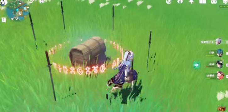 原神绯木村五把剑宝箱如何开启？原神绯木村五把剑宝箱开启办法