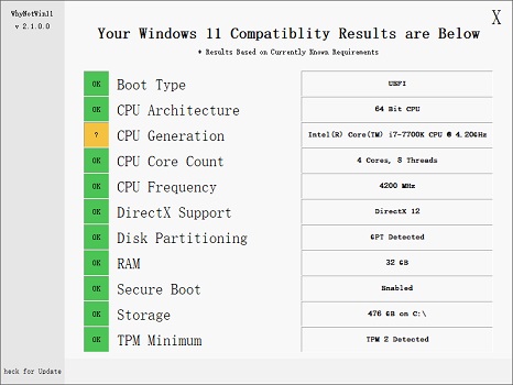 i7 7700处理器可不可以升级win11?i7 7700处理器升级win11方法介绍截图